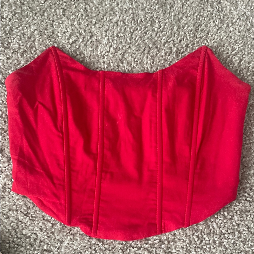 Red Corset Top
